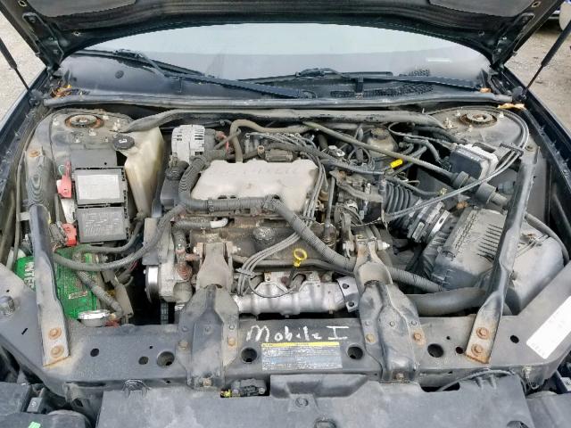 2G1WW12E139348979 - 2003 CHEVROLET MONTE CARL შავი ფოტო 7