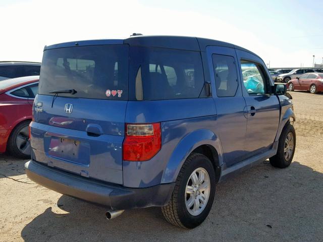 5J6YH18746L016593 - 2006 HONDA ELEMENT EX BLUE photo 4