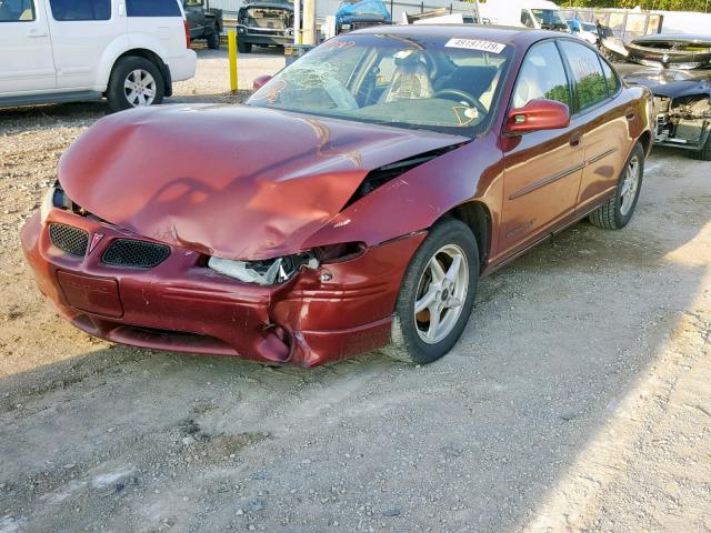 1G2WK52JX3F177197 - 2003 PONTIAC GRAND PRIX RED photo 2