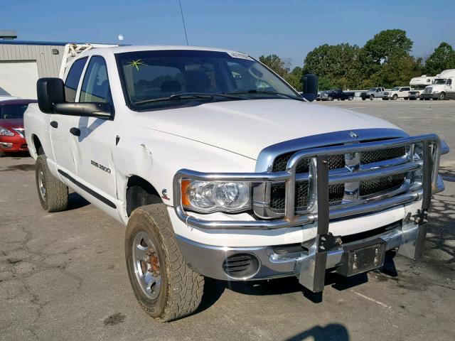 3D7KU28C14G279585 - 2004 DODGE RAM 2500 S WHITE photo 1