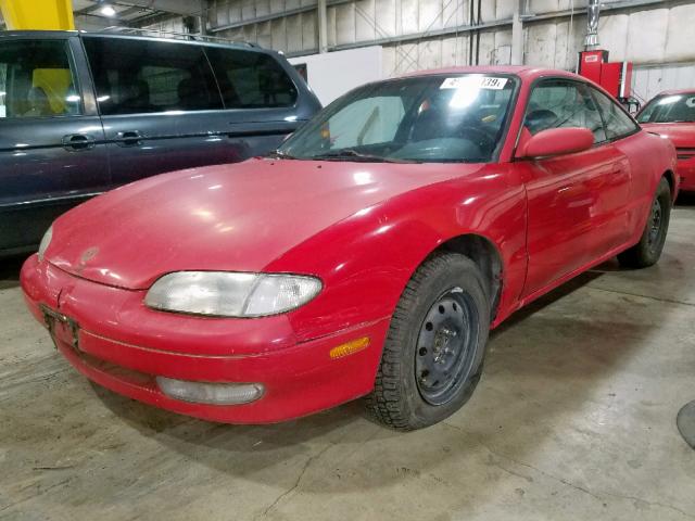 1YVGE31B2P5116115 - 1993 MAZDA MX-6 LS RED photo 2