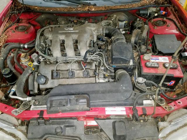 1YVGE31B2P5116115 - 1993 MAZDA MX-6 LS RED photo 7