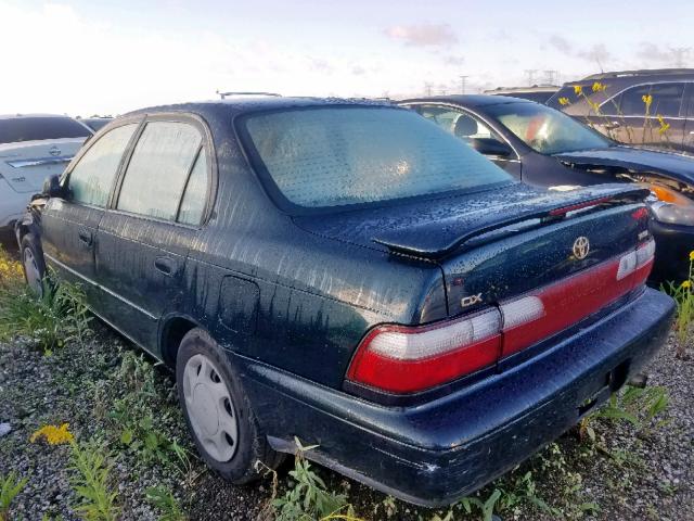 2T1BB02E7TC164030 - 1996 TOYOTA COROLLA DX GREEN photo 3