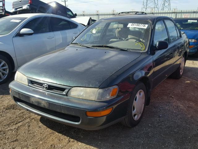 1NXBB02E4TZ489152 - 1996 TOYOTA COROLLA DX GREEN photo 2