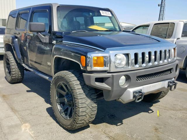 5GTEN13E198120773 - 2009 HUMMER H3 BLACK photo 1