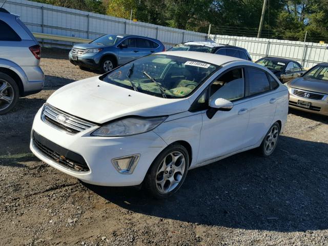 3FADP4CJ5BM186035 - 2011 FORD FIESTA SEL WHITE photo 2