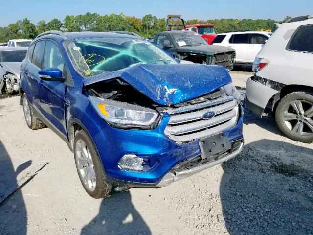 1FMCU0J9XKUC29906 - 2019 FORD ESCAPE TIT BLUE photo 1