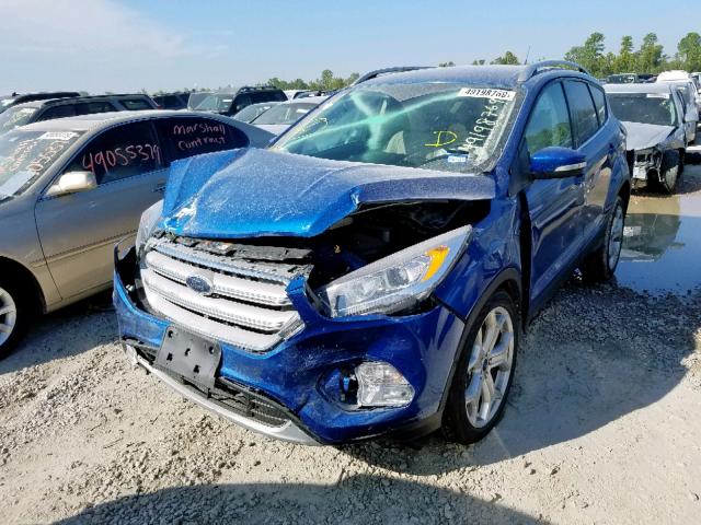 1FMCU0J9XKUC29906 - 2019 FORD ESCAPE TIT BLUE photo 2