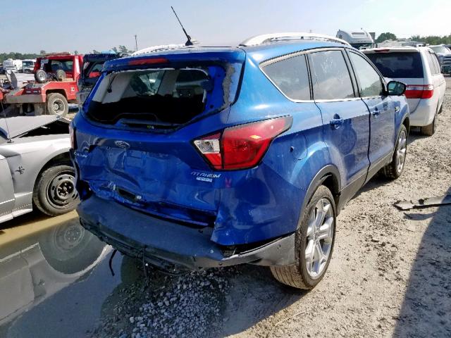 1FMCU0J9XKUC29906 - 2019 FORD ESCAPE TIT BLUE photo 4