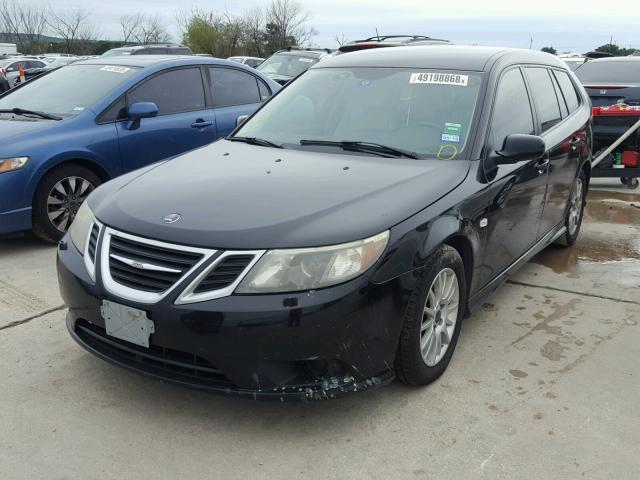 YS3FB59Y781105837 - 2008 SAAB 9-3 2.0T BLACK photo 2