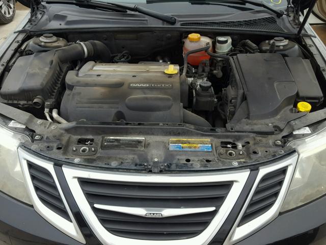 YS3FB59Y781105837 - 2008 SAAB 9-3 2.0T BLACK photo 7