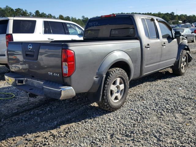 1N6AD09W18C438372 - 2008 NISSAN FRONTIER C GRAY photo 4