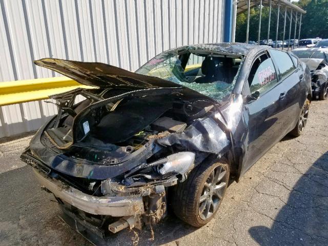 1C3CDFBA5DD342850 - 2013 DODGE DART SXT BLACK photo 2