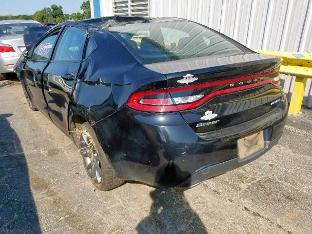 1C3CDFBA5DD342850 - 2013 DODGE DART SXT BLACK photo 3