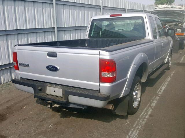 1FTYR44E89PA45519 - 2009 FORD RANGER SUP SILVER photo 4