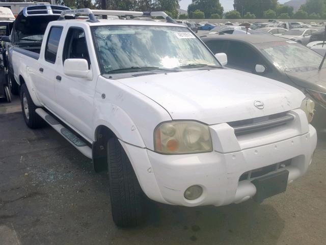 1N6ED29X72C374626 - 2002 NISSAN FRONTIER C WHITE photo 1