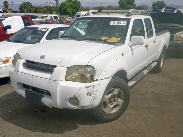 1N6ED29X72C374626 - 2002 NISSAN FRONTIER C WHITE photo 2