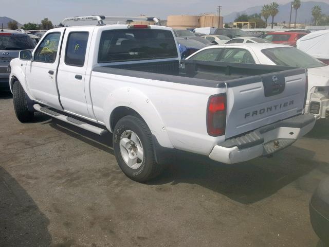 1N6ED29X72C374626 - 2002 NISSAN FRONTIER C WHITE photo 3