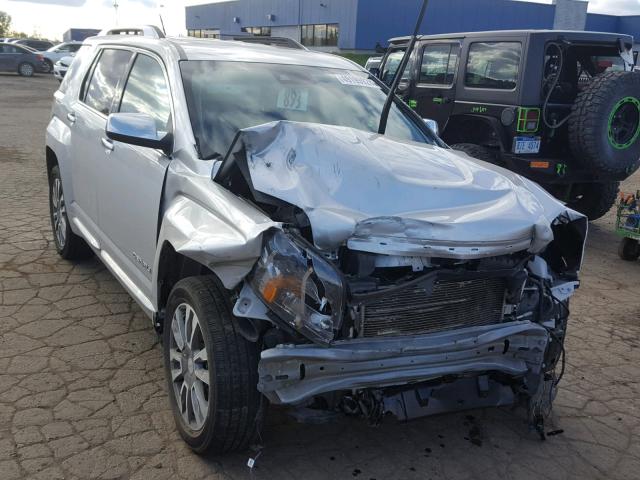 2GKFLVE35H6331231 - 2017 GMC TERRAIN DE SILVER photo 1