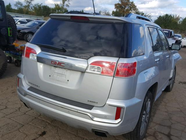 2GKFLVE35H6331231 - 2017 GMC TERRAIN DE SILVER photo 4