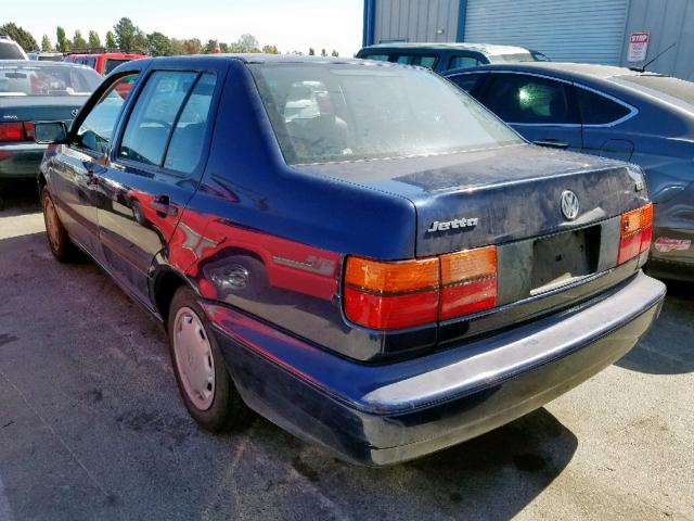 3VWRA81H2TM036648 - 1996 VOLKSWAGEN JETTA GL BLUE photo 3