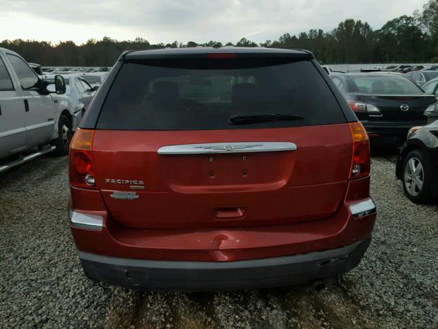 2A4GM68446R675677 - 2006 CHRYSLER PACIFICA T BURGUNDY photo 9