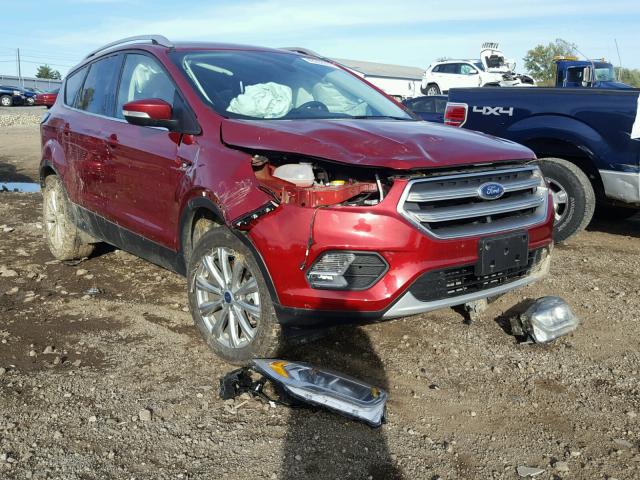 1FMCU9J94HUE44873 - 2017 FORD ESCAPE TIT RED photo 1