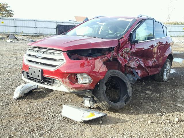 1FMCU9J94HUE44873 - 2017 FORD ESCAPE TIT RED photo 2