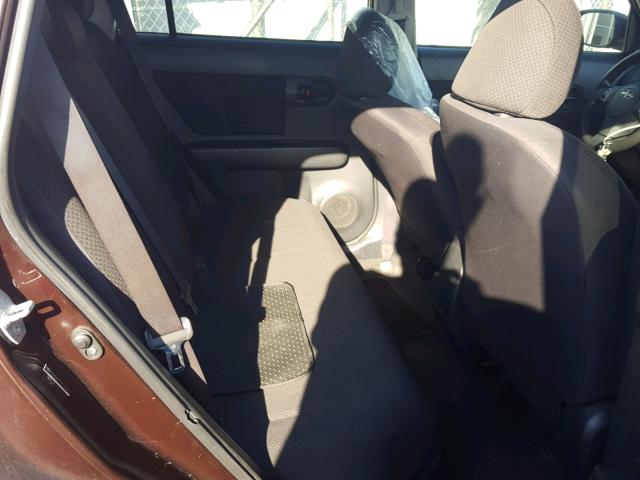 JTLKE50E591074612 - 2009 TOYOTA SCION XB Бордовый фото 6