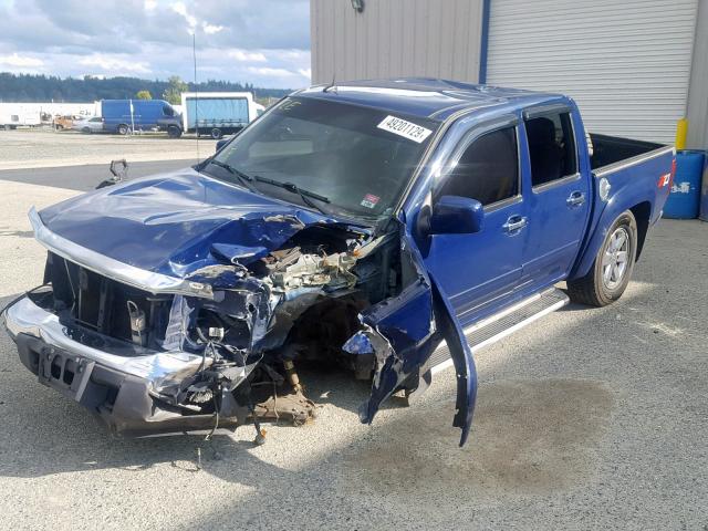 1GCHTDFE7B8131323 - 2011 CHEVROLET COLORADO L BLUE photo 2
