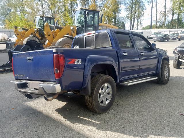 1GCHTDFE7B8131323 - 2011 CHEVROLET COLORADO L BLUE photo 4