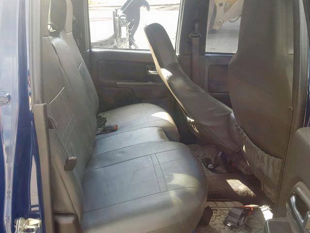 1GCHTDFE7B8131323 - 2011 CHEVROLET COLORADO L BLUE photo 6