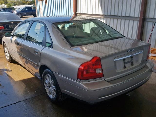 YV1TS592651405817 - 2005 VOLVO S80 2.5T BEIGE photo 3