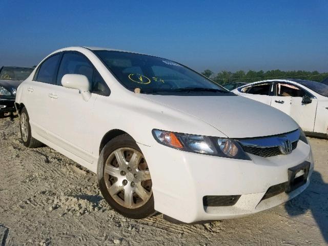 2HGFA1F59BH520035 - 2011 HONDA CIVIC LX WHITE photo 1