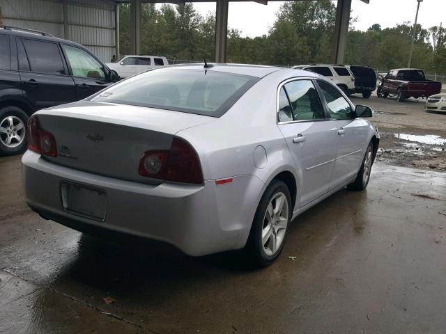 1G1ZC5E19BF150372 - 2011 CHEVROLET MALIBU 1LT SILVER photo 4