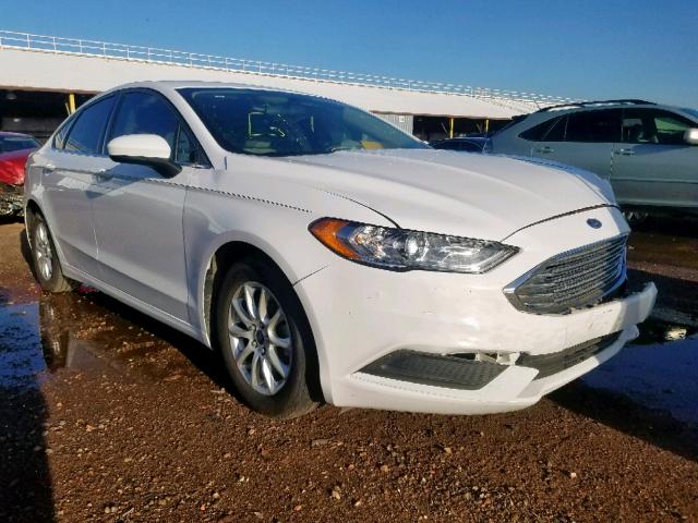 3FA6P0G7XHR187550 - 2017 FORD FUSION S WHITE photo 1