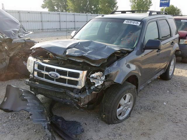 1FMCU9DGXCKA16871 - 2012 FORD ESCAPE XLT GRAY photo 2