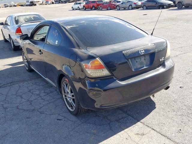 JTKDE167660106399 - 2006 TOYOTA SCION TC შავი ფოტო 3