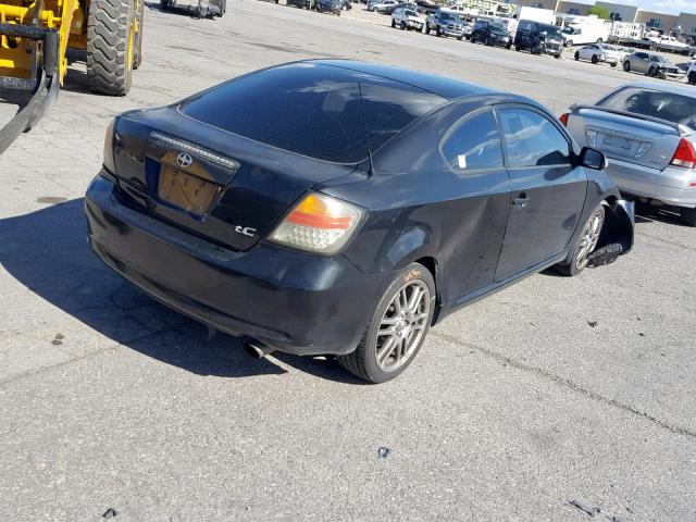 JTKDE167660106399 - 2006 TOYOTA SCION TC შავი ფოტო 4