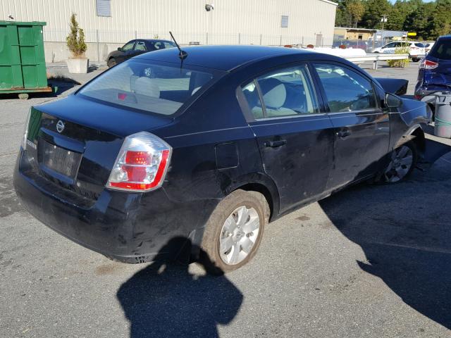 3N1AB61E88L646707 - 2008 NISSAN SENTRA 2.0 BLACK photo 4