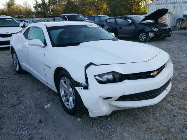 2G1FB1E34F9191510 - 2015 CHEVROLET CAMARO LS WHITE photo 1