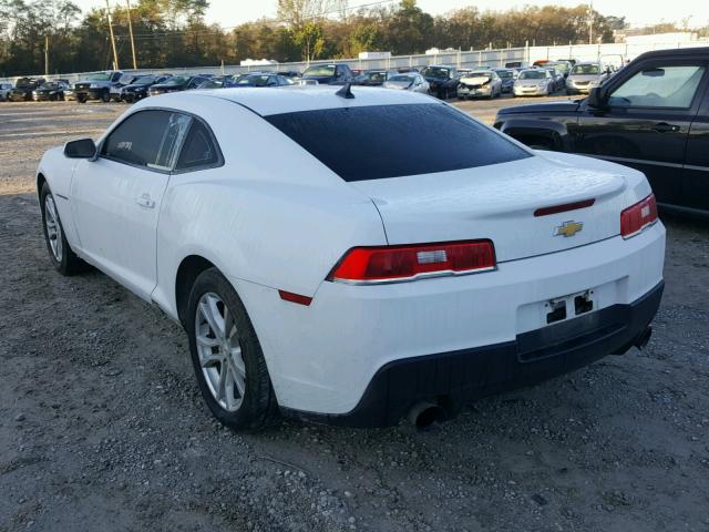 2G1FB1E34F9191510 - 2015 CHEVROLET CAMARO LS WHITE photo 3