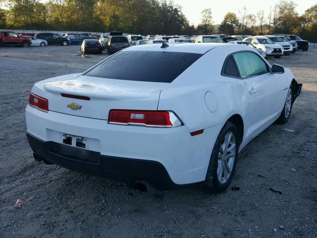 2G1FB1E34F9191510 - 2015 CHEVROLET CAMARO LS WHITE photo 4