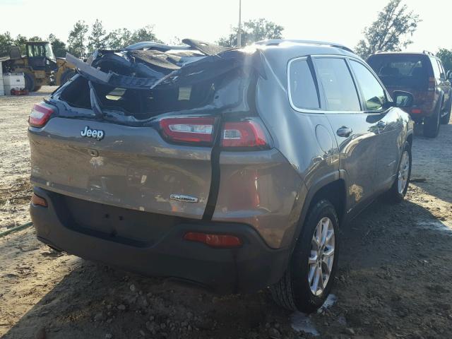 1C4PJLCB2JD611698 - 2018 JEEP CHEROKEE L GRAY photo 4