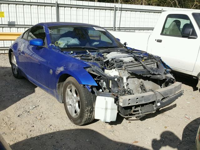 JN1AZ34D23T101815 - 2003 NISSAN 350Z COUPE BLUE photo 1