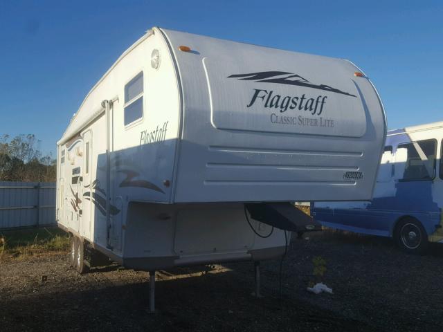 4X4FFLD2581820905 - 2008 FLAG TRAILER WHITE photo 1