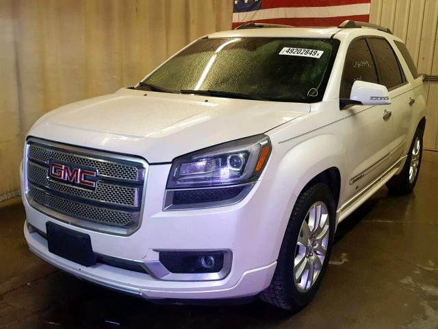 1GKKRTKD2FJ166804 - 2015 GMC ACADIA DEN WHITE photo 2