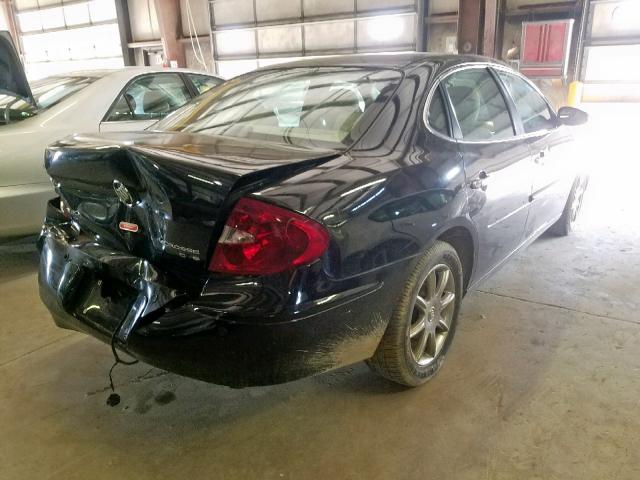 2G4WE537251282747 - 2005 BUICK LACROSSE C BLACK photo 4