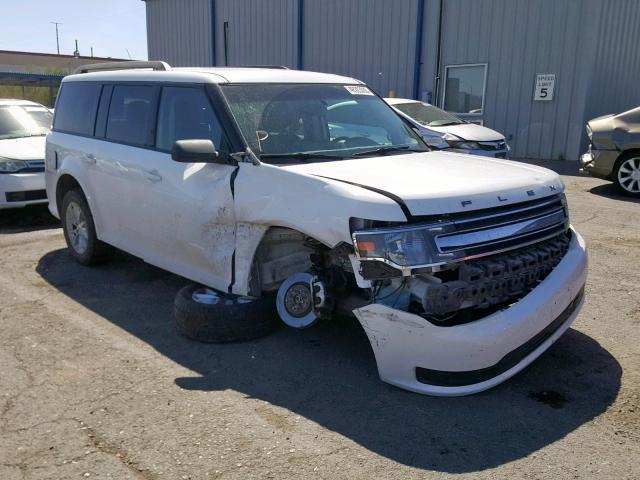 2FMGK5B8XGBA02030 - 2016 FORD FLEX SE WHITE photo 1