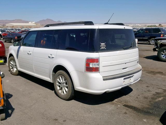 2FMGK5B8XGBA02030 - 2016 FORD FLEX SE WHITE photo 3